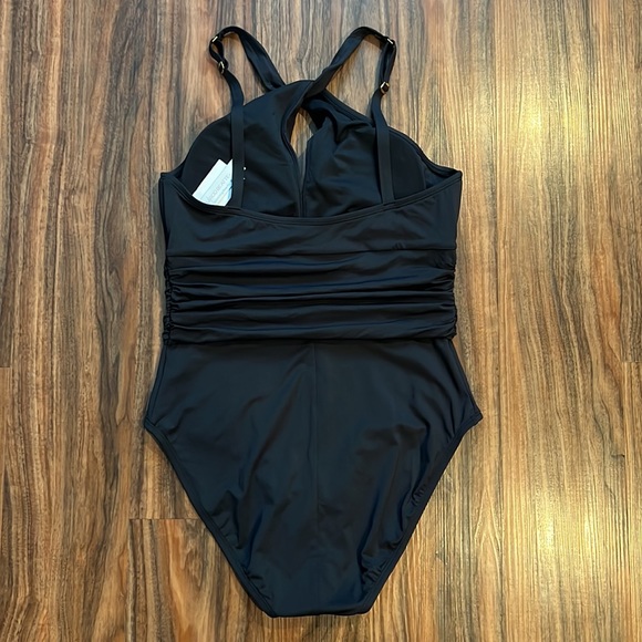 Bleu Rod Beattie High Neck Keyhole One Piece - Picture 8 of 16